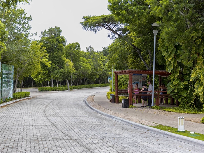 Interior de la villa